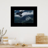 ハイダーレイヴン野生動物アート自然ポスター ポスター (キッチン)