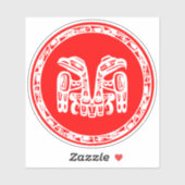 ハイダ国旗 シール (シート)