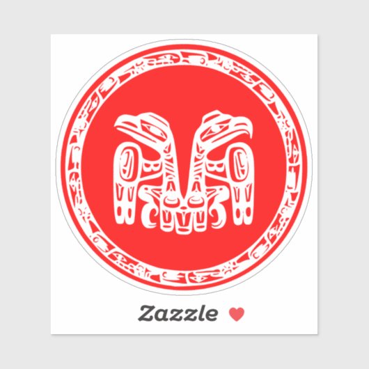 ハイダ国旗 シール (シート)