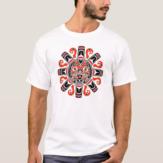 ハイダ太陽 Tシャツ (正面)