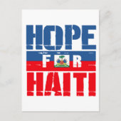 ハイチのための希望 ポストカード (正面)