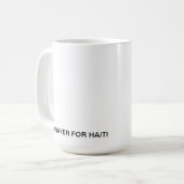 ハイチのための祈りの言葉 コーヒーマグカップ (正面左)