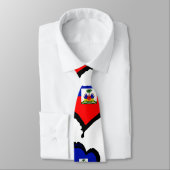 ハイチのハートの旗 ネクタイ (タイ)