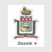 ハイチのポルトープランスの紋章 シール (シート)