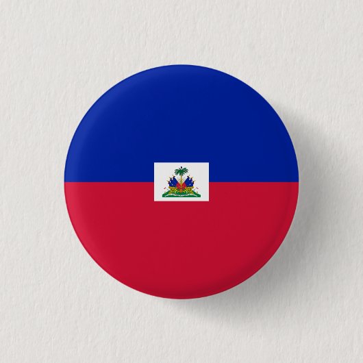 ハイチの国旗 缶バッジ (正面)