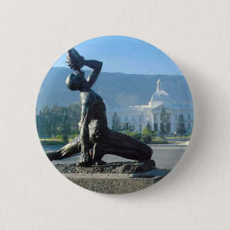 ハイチの地震のレリーフ、浮き彫り 缶バッジ