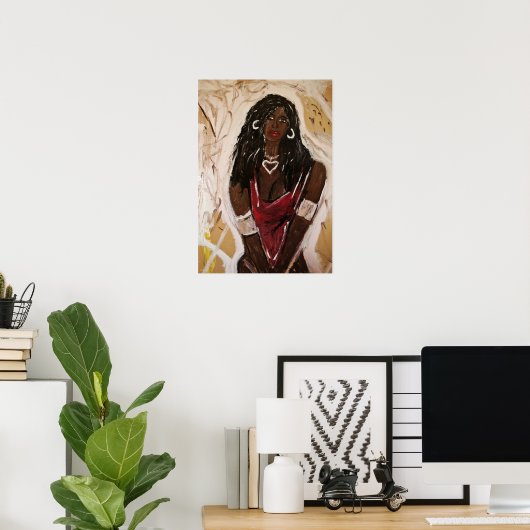 ハイチの失恋 ポスター (ホームオフィス)