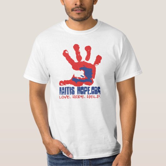 ハイチの希望 Tシャツ (正面)