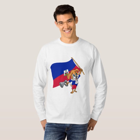 ハイチの扇風機犬 Tシャツ (正面フル)