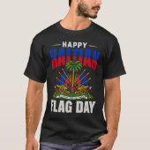 ハイチの旗の日 | ハイチ プライド デザイン Tシャツ (正面)