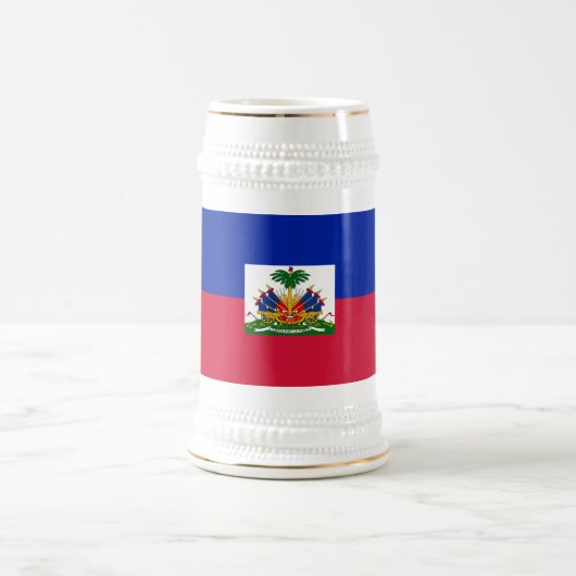 ハイチの旗 ビールジョッキ (中央)