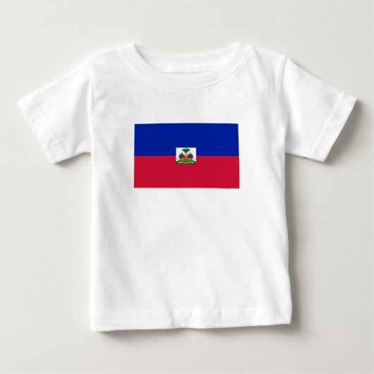 ハイチの旗 ベビーTシャツ (正面)