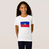 ハイチの旗 Tシャツ (正面フル)