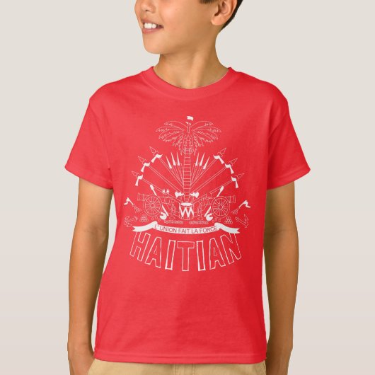ハイチの旗 Tシャツ (正面)