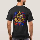 ハイチの精神 | ハイチの誇り 1804 Tシャツ (裏面)