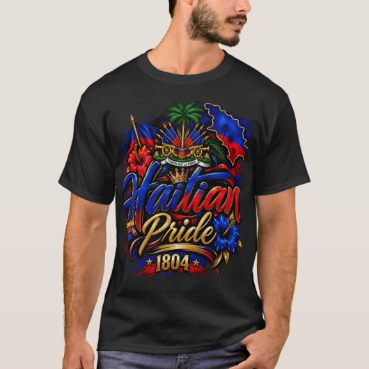 ハイチの精神 | ハイチの誇り 1804 Tシャツ (正面)