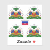 ハイチの紋章 シール (シート)