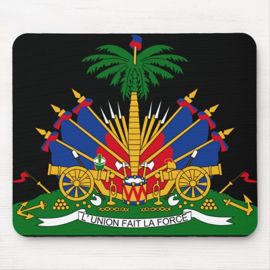 ハイチの象徴 マウスパッド (正面)