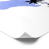 ハイチへのヴィンテージ来旅行ポスター ポスター (角)