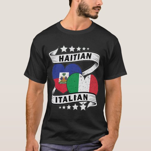 ハイチイタリアン国旗 Tシャツ (正面)
