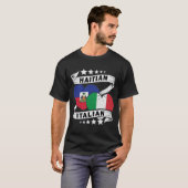 ハイチイタリアン国旗 Tシャツ (正面フル)