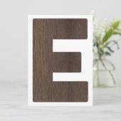 ハイチェア 1歳 誕生日 バナー 文字 E ONE用 招待状 (スタンド正面)