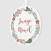 ハイチクレオールメリークリスマスリースジュウェノヴェル オーナメント (正面)