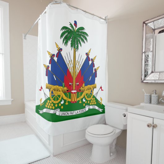 ハイチコートオブアームズ(ハイチ) シャワーカーテン (インサイチュ)