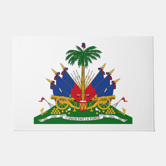 ハイチコートオブアームズ（ハイチ） ドアマット (正面)