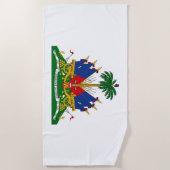 ハイチコートオブアームズ（ハイチ） ビーチタオル (正面)