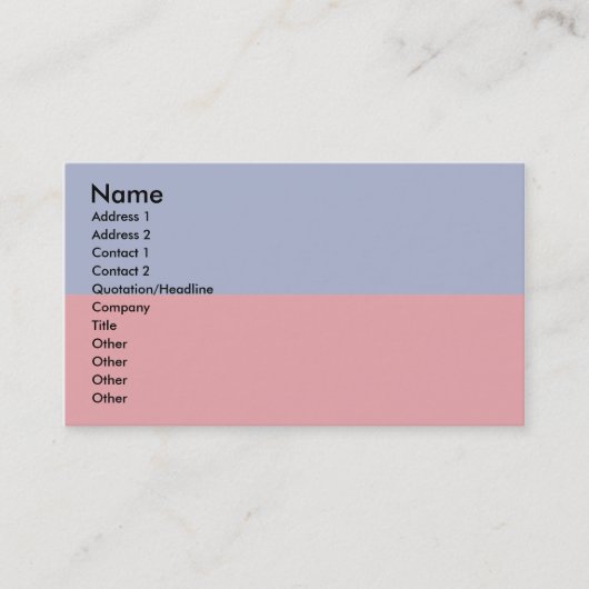 ハイチフラグ 名刺 (正面)