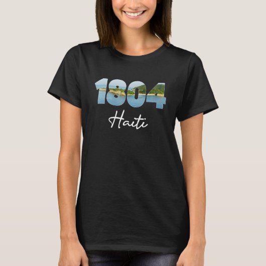 ハイチプライド1804ハイチ Tシャツ (正面)
