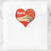 ハイチレリーフ、 浮き彫りバレンタイン ラウンドシール (バッグ)