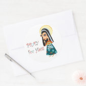 ハイチレリーフ、 浮き彫りバレンタイン ラウンドシール (封筒)