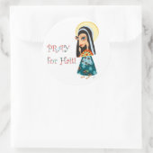 ハイチレリーフ、 浮き彫りバレンタイン ラウンドシール (バッグ)