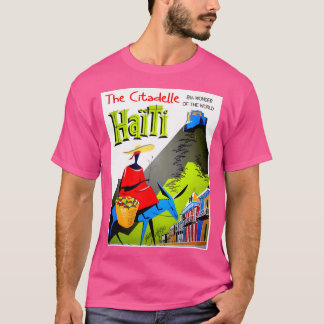 ハイチヴィンテージザシタデル広告トラベルズPr Tシャツ