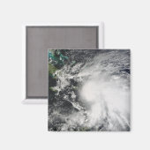 ハイチ上空の熱帯性風雨 マグネット (正面/裏面)