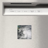 ハイチ上空の熱帯性風雨 マグネット (インサイチュ (食洗機))