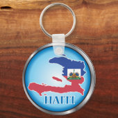 ハイチ丸ボタン.ai キーホルダー (正面)