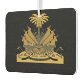 ハイチ人 – コート・オブ・アームズTシャツ カーエアーフレッシュナー (左)