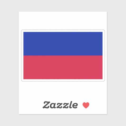 ハイチ共和国の第一国旗(1804年) シール (シート)