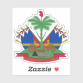 ハイチ共和国の紋章（1859年～1964年） シール (シート)