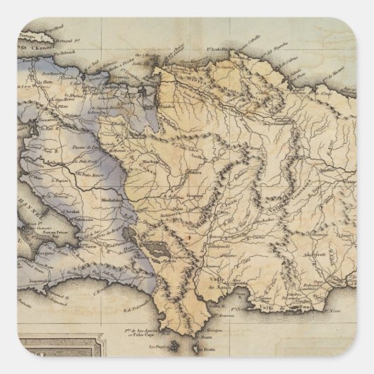 ハイチ又はセントドミンゴ スクエアシール (正面)