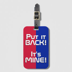 ハイチ国おもしろい旗 ラゲッジタグ