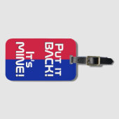 ハイチ国おもしろい旗 ラゲッジタグ (正面横)