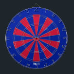 ハイチ国カラフル旗 ダーツボード<br><div class="desc">ハイチカラフル国旗の色のハイチ国旗の愛国的ダーツボード。ダーツボードは、すべての国旗の色で円形の輪郭で囲まれた20スライスで覆われる絵を描。国旗の小さな表示は、ボードの中央に非常に微妙に統合されている。デザインは、ダーツボードの底にある文字「ハイチ」と補完される。文字は「it!」機能を使カスタマイズ用して完全にカスタマイズ可能。自由に感じ変更したり、削除したり、独自の追加を行う。この魅力的と非常にカラフルのデザインは素晴らしダーツのゲ素晴らしームのためのギフトとパートナーである。©世界の国</div>