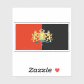 ハイチ国国旗（1811年～1814年） シール (シート)