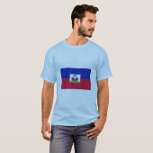 ハイチ国国際的旗 Tシャツ (正面フル)