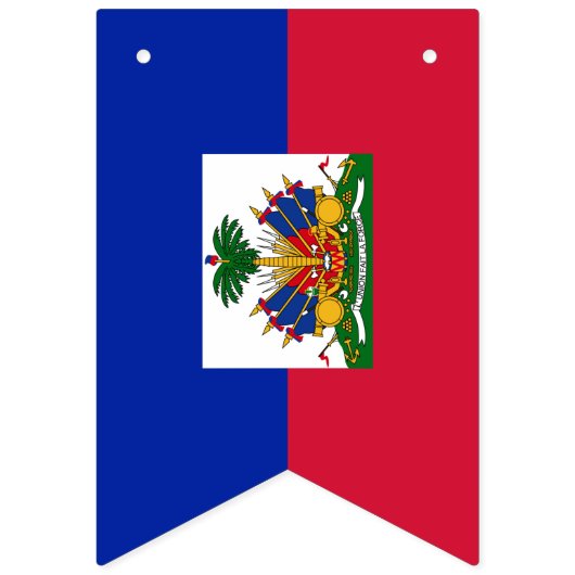 ハイチ国旗とパーティーハイチ結婚の旗/ バンティングフラッグ (第2の旗)