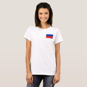 ハイチ国旗と地図dk Tシャツ (正面フル)